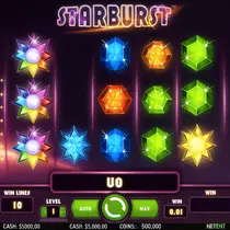 PowerUp - Starburst Slot Game - NetEnt Pokie